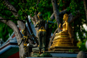 Buddha statues which are a symbol of the Lord Buddha for Buddhists