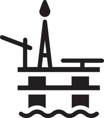 Oil icon symbol vector image Illustration
