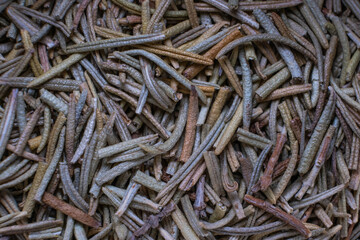 close up dried spices