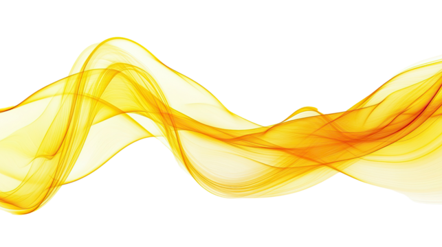 abstract curve on a white transparent background