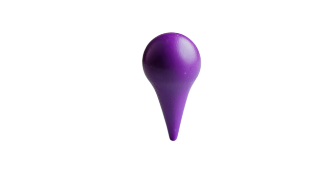 Location pin on white transparent background