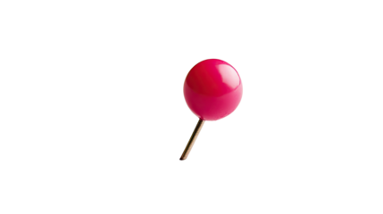 Location pin on white transparent background