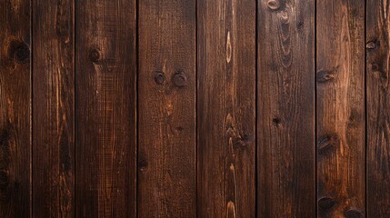 Obraz premium Dark Brown Wood Grain Texture Background