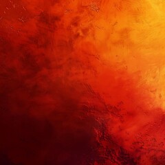 Obraz premium A bold grainy gradient background with vibrant orange fading into dark red, accented by fine grain texture that adds a dynamic feel. 8k UHD, suitable for high-quality printing or digital display. 