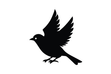 Cute drove Bird vector art illustrations