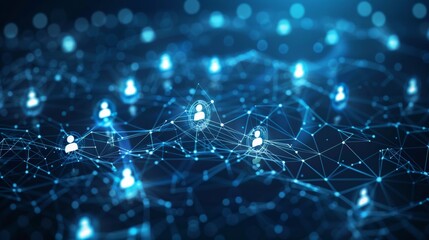 Modern cloud technology background with cloud computing services and digital network connections