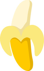 Banana Letter Alphabet Vector Element I