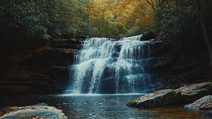 Fototapeta premium Calm falls in Georgia
