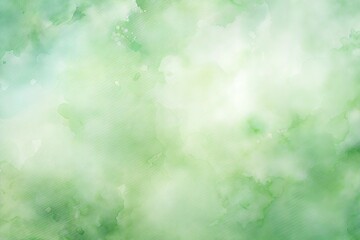 Soft green watercolor with dreamy abstract texture