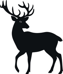 deer silhouette vector