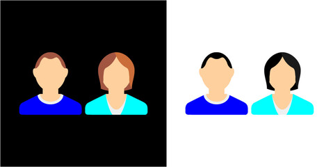 vector a icon set people