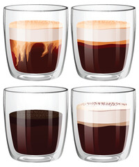 Variety of Coffee Drinks