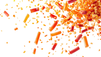 macaroni on a white transparent background