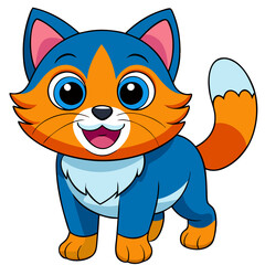 cute cat sticker art