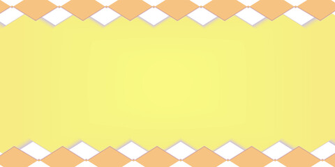 Vibrant Geometric Harmony background. Abstract Yellow Gradient with Square Border Design.  highlighting its bright colors, geometric patterns, and suitability for various design purposes.
