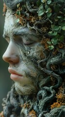 Human Transformed into Nature: A Surreal Portrait