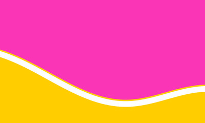 abstract Pink and Yellow Waves background. the vibrant abstract design with pink and yellow hues separated by intersecting wavy lines. bold color contrast and the sense of movement within the image 
