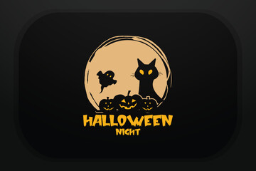 Halloween Night Halloween T-shirt Design