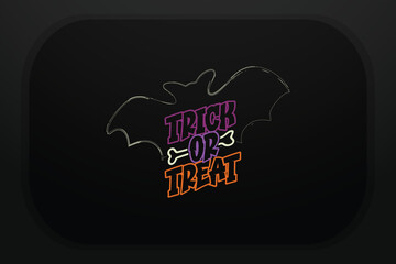 Trick Or Treat Halloween T-shirt Design