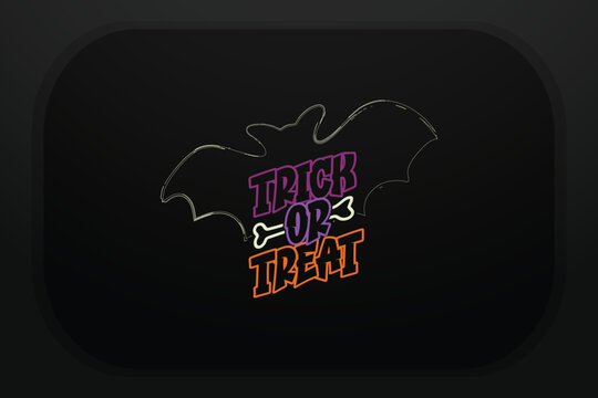 Trick Or Treat Halloween T-shirt Design