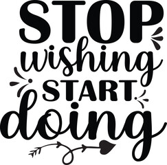 Motivational SVG Typography Vector Design