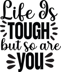 Motivational SVG Typography Vector Design