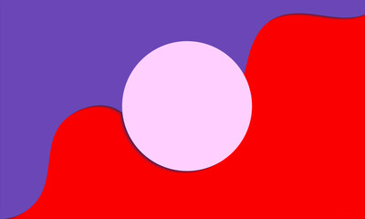 3d abstract pink circle round shape background. mockup. media post layouts for business product promotion and digital marketing, web banner, advertise

