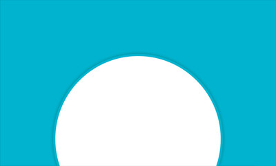 clean light blue color background with 3d circle shape. product display template. Social Media User Image. Avatar Profile Vector. Minimal scene empty blank for mockup product display with copy space  