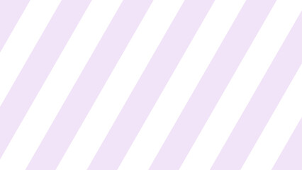 薄い紫色と白の太い斜めストライプの背景 - シンプルでかわいいデザインのバナー - 16:9