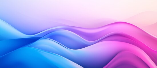Abstract background featuring blue and purple gradient shapes with smooth curves and large flat forms on a dark blue backdrop. A minimalist vector illustration with light pink and red gradients