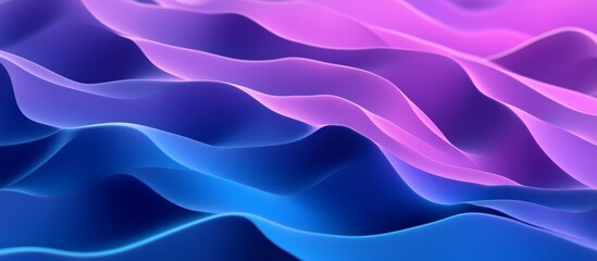 Abstract background featuring blue and purple gradient shapes with smooth curves and large flat forms on a dark blue backdrop. A minimalist vector illustration with light pink and red gradients