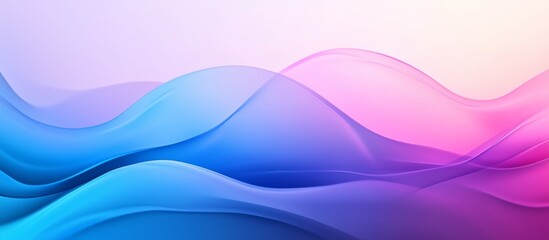 Abstract background featuring blue and purple gradient shapes with smooth curves and large flat forms on a dark blue backdrop. A minimalist vector illustration with light pink and red gradients