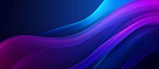 Abstract background featuring blue and purple gradient shapes with smooth curves and large flat forms on a dark blue backdrop. A minimalist vector illustration with light pink and red gradients
