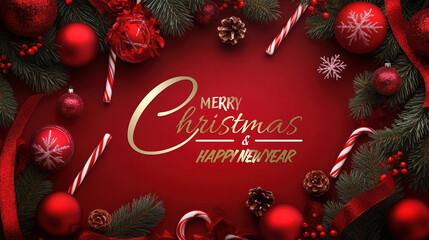 red christmas background
