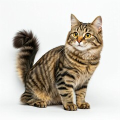 Fototapeta premium Cute kitten looking for something 