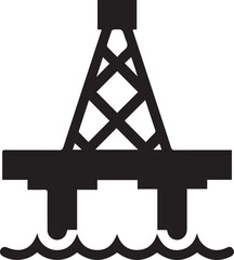 Oil icon symbol vector image Illustration

