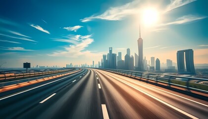 Obraz premium traffic in the city