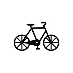 Bicycle icon logo design template isolated illustration