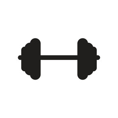 Dumbbell icon logo design template isolated illustration