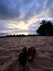 Sunset on the beach