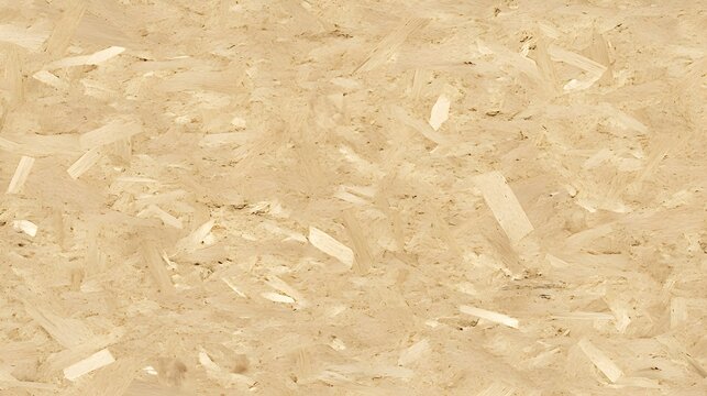 background texture of compressed wood particle board. made of tilable light brown pressed redwood, plywood, pine or oak fiberboard, or OSB Oriented Strand Board. 3D Rendering