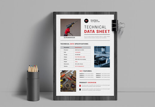 Technical Data Sheet Template