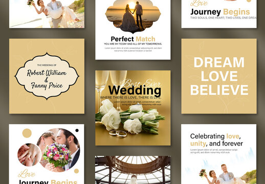 Wedding Social Media Post