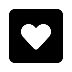 Heart Square Icon