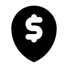 Location Dollar Icon