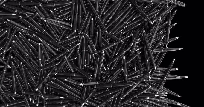 3d ballpen filling up on an alpha channel