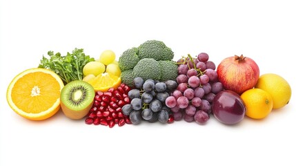 Assortment of Fresh Fruits and Vegetables