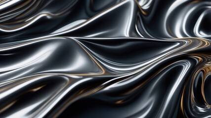 Obraz premium black and white silk fabric