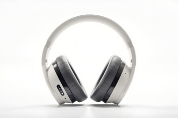 Modern Wireless Headphone Mockup Isolated created with Generative AI