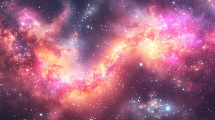 Abstract Wormhole Galaxy, Science Fantasy Concept Design with Glitter and Blurred Vision Effect